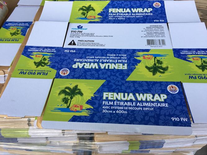 Caixa de cor do filme pl&aacute;stico PVC