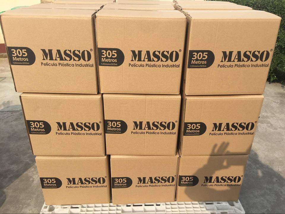 caixa de embalagem de filme estir&aacute;vel