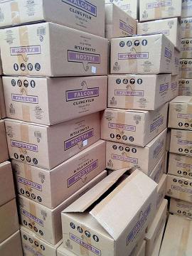 Caixa de embalagem de filme pl&aacute;stico PVC