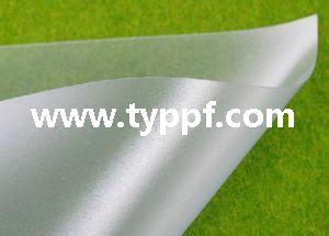 Película fosca transparente em PVC rígido