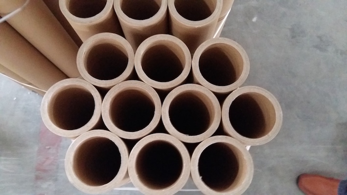 n&uacute;cleo de papel de filme pl&aacute;stico