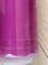 Rolos de filme plástico em PVC de cor roxa