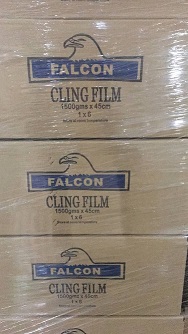 Filme pl&aacute;stico para alimentos em PVC